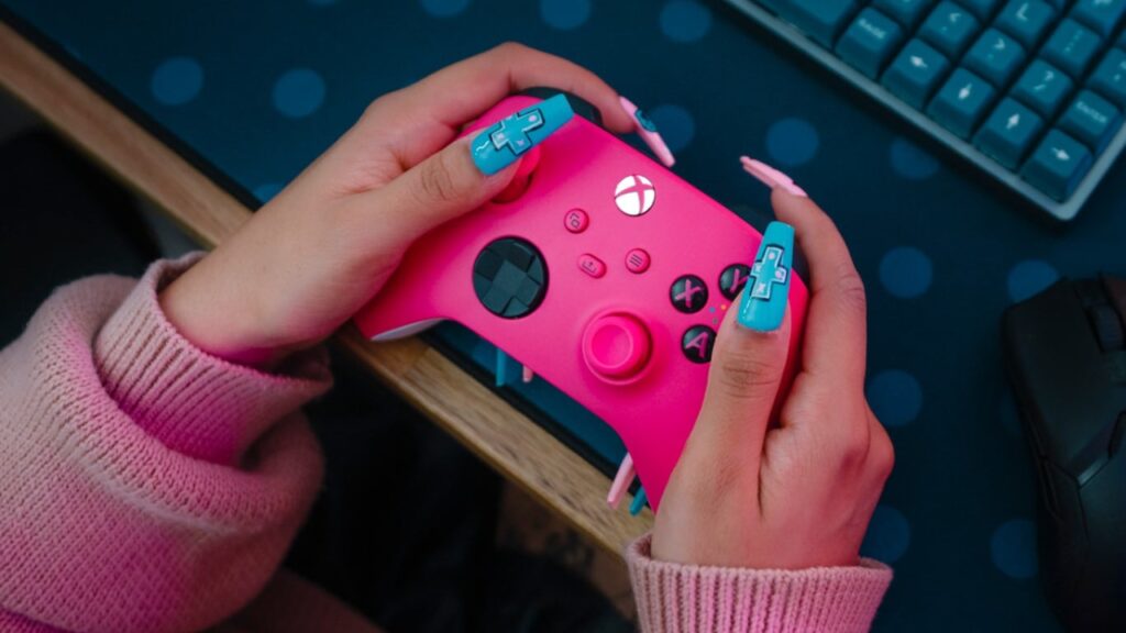 Xbox controller Deep Pink rosa