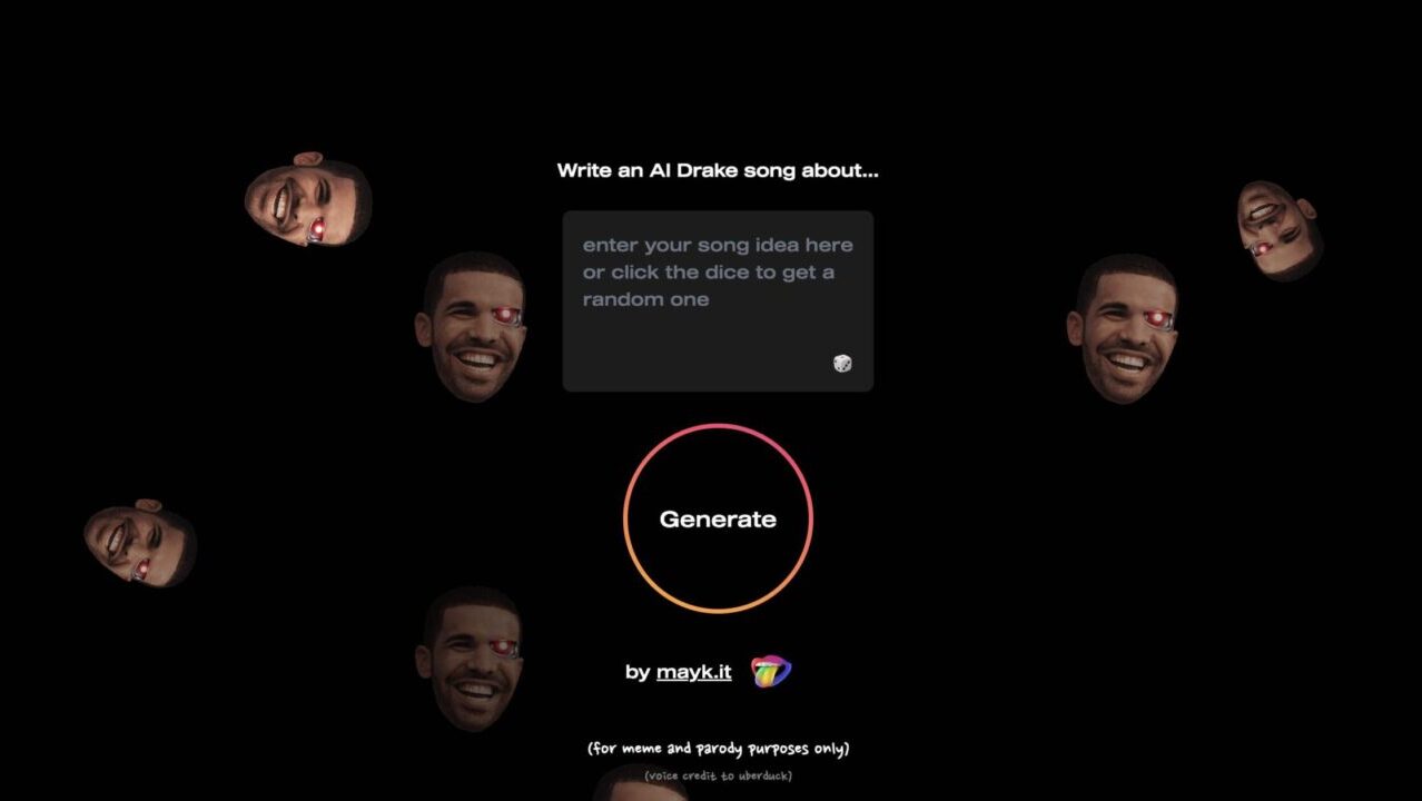 L'AI che genera canzoni di Drake su qualsiasi argomento thumbnail
