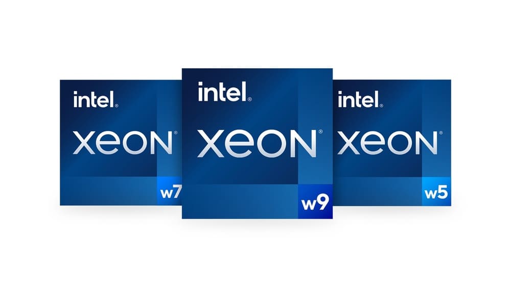 Intel Xeon W Workstation Badges