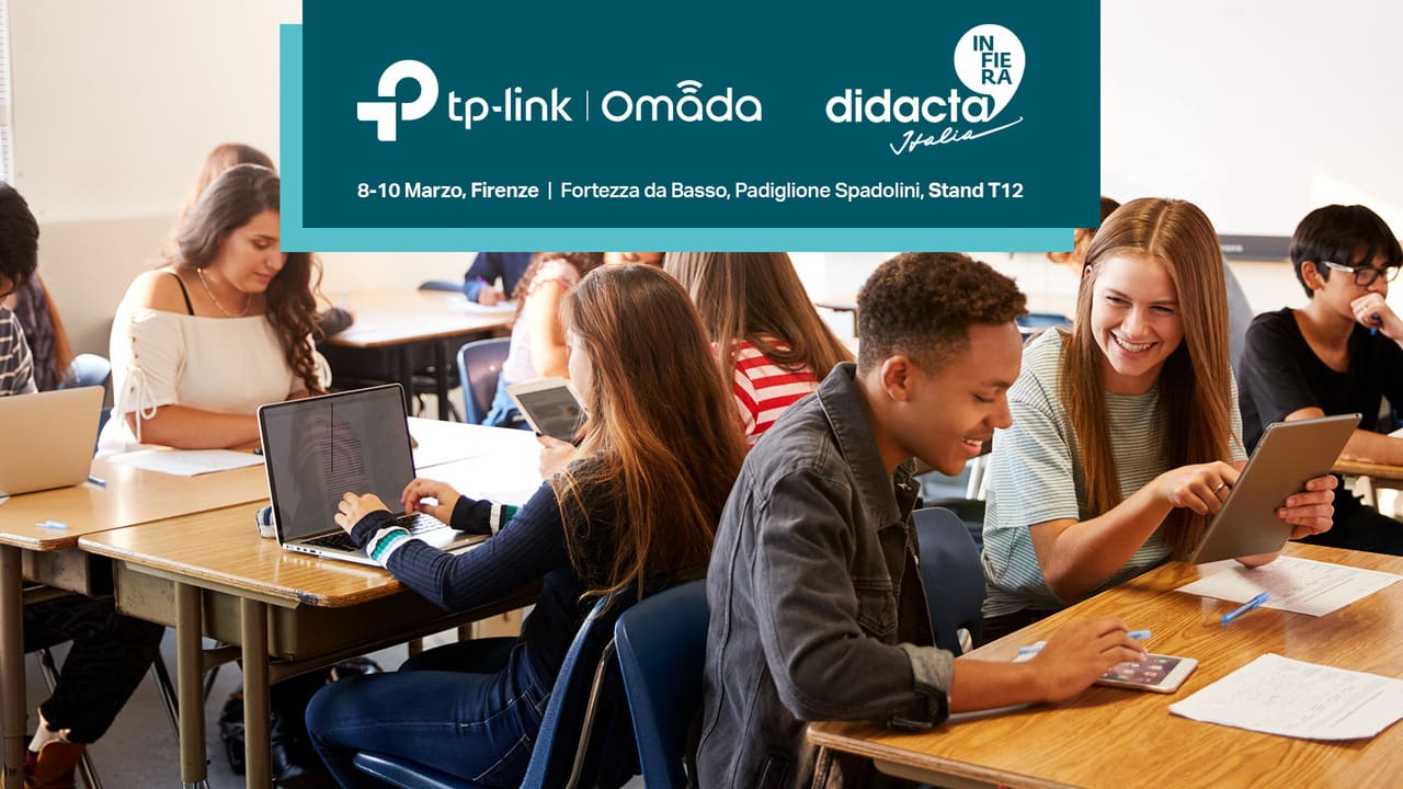 Le soluzioni di TP-Link per la scuola 4.0 saranno in mostra durante il Didacta 2023 thumbnail