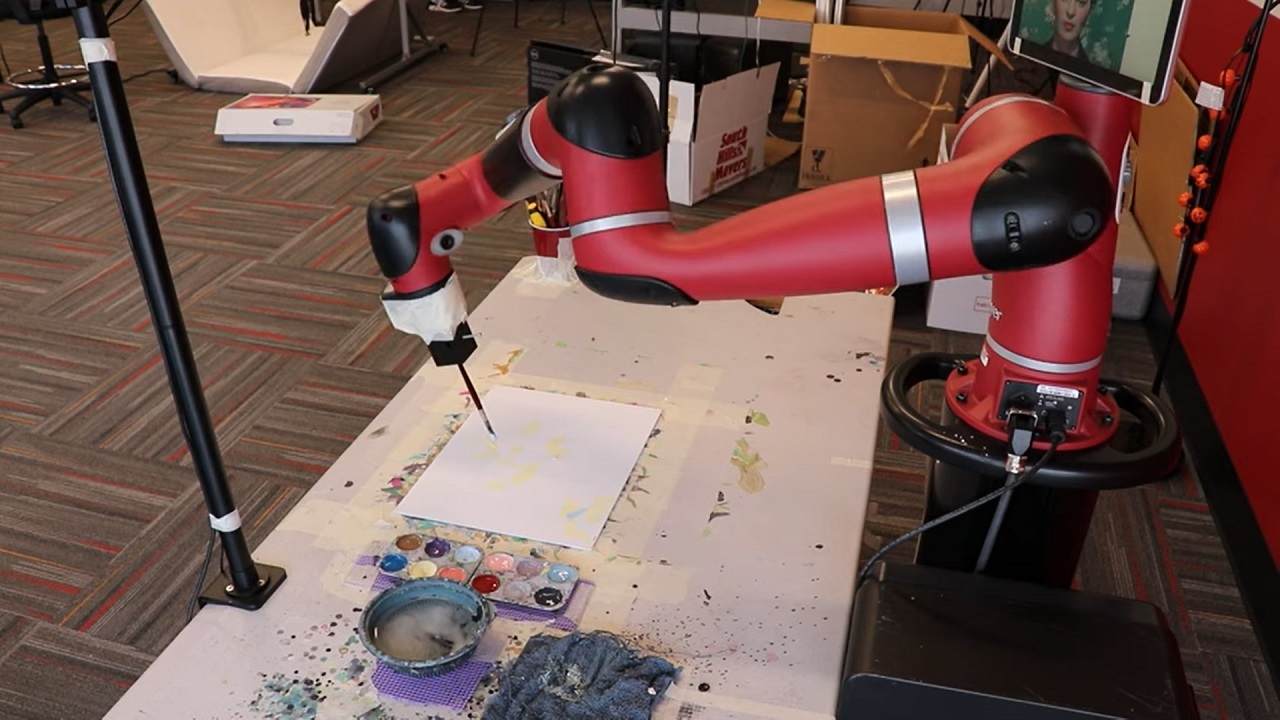 Frida, il robot che dipinge con lo stile dei grandi maestri thumbnail