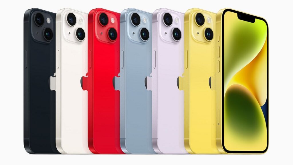 Apple iPhone 14 giallo min