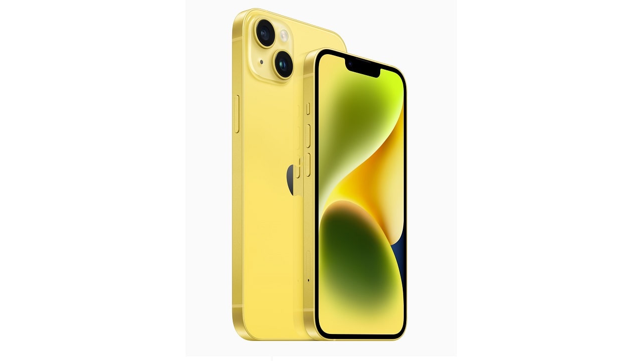 iPhone 14 e iPhone 14 Plus giallo disponibili da oggi in Apple Store e online thumbnail