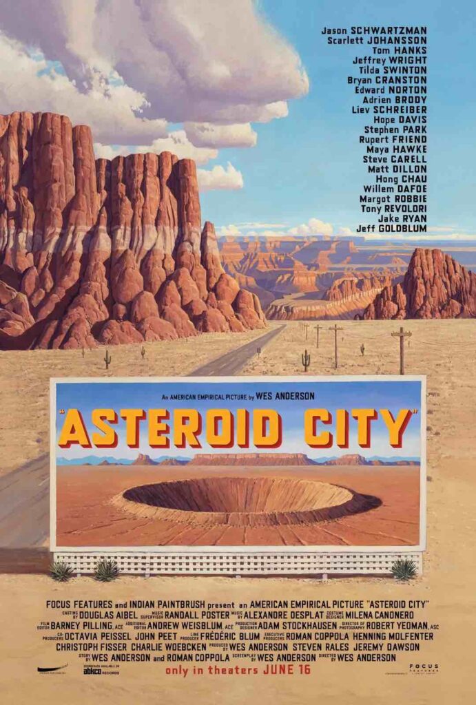 Asteroid City poster Wes Anderson