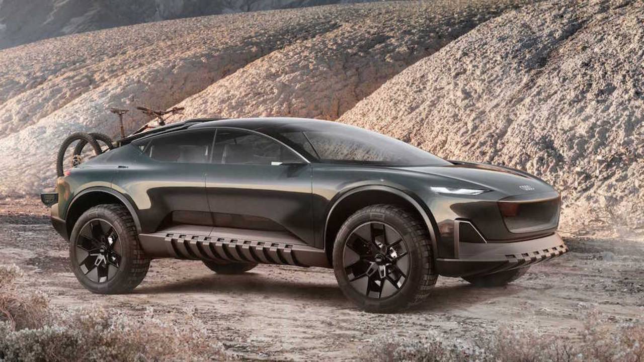 Audi Activesphere Concept da crossover a pick-up premendo un tasto thumbnail