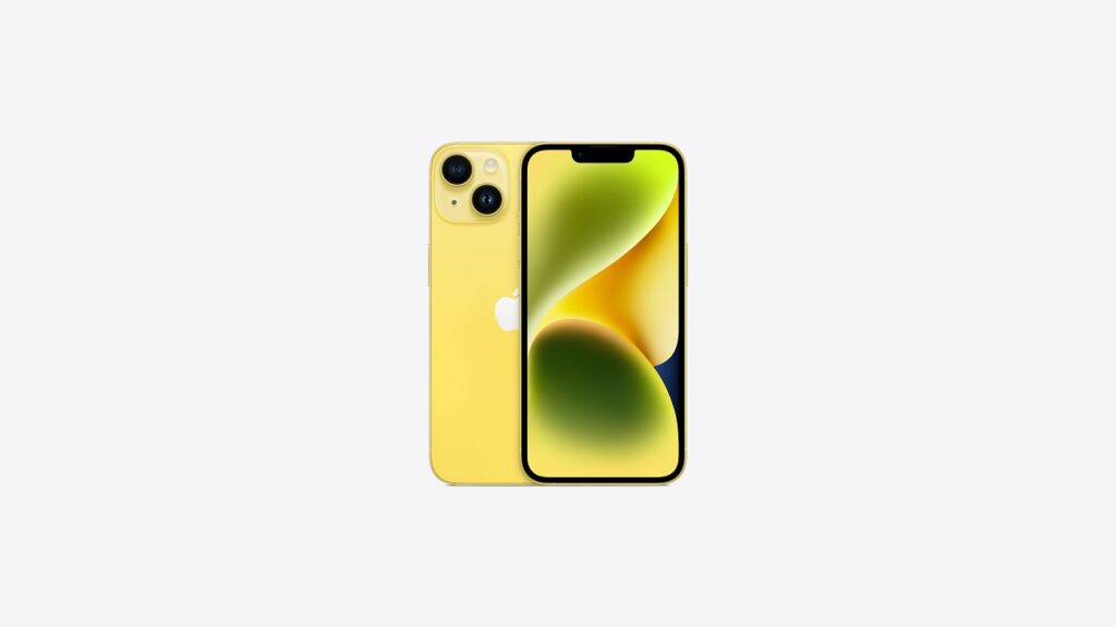 iphone 14 in giallo