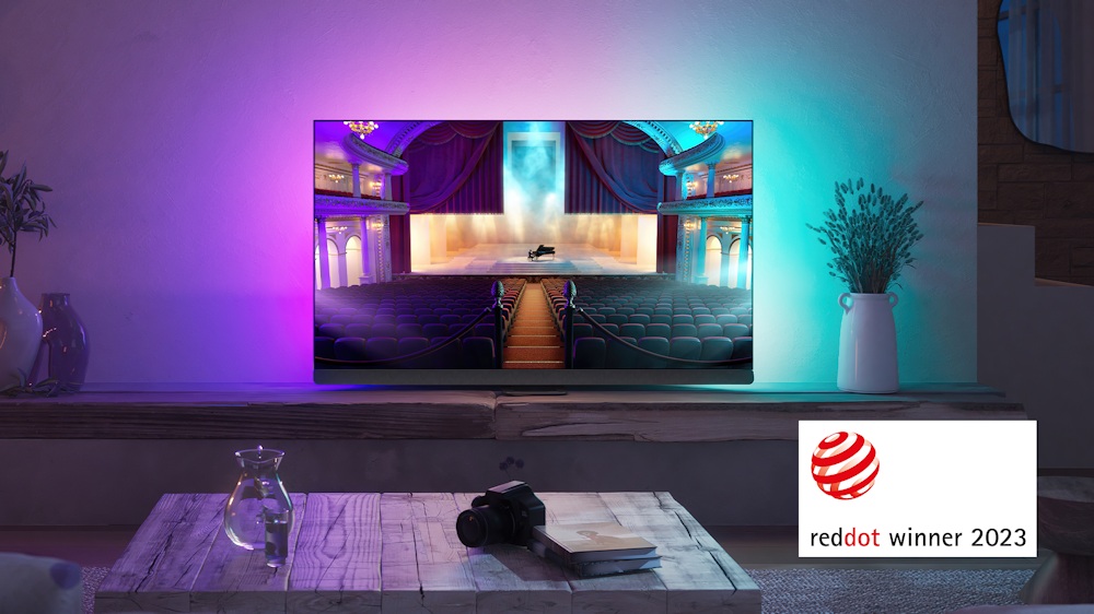 philips tv red dot awards - Ambilight 908+