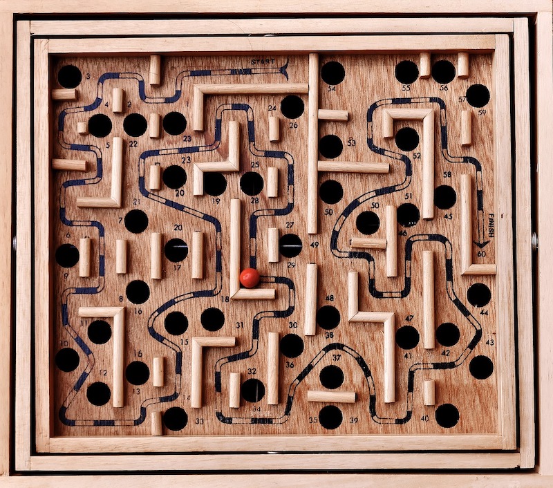 labirinto legno