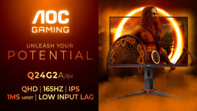 AOC Q24G2A/BK: un monitor compatto con prestazioni di gioco eccezionali