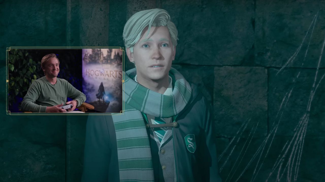 Tom Felton alias Draco Malfoy si emoziona nel giocare a Hogwarts Legacy thumbnail