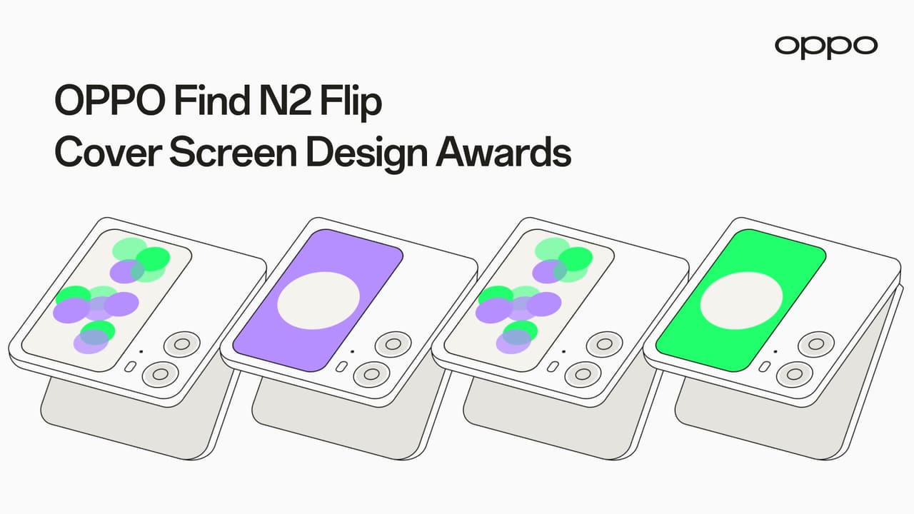 OPPO Find N2 Flip Cover Screen Design Awards: annunciati i vincitori thumbnail