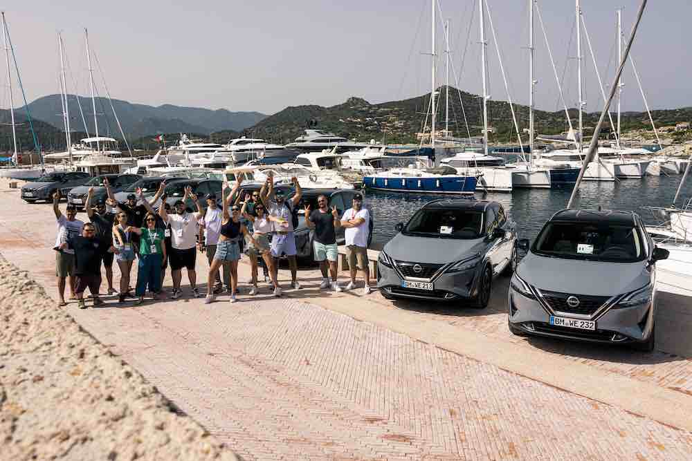 Nissan Qashqai e-POWER fa il giro della Sardegna con un solo pieno, fonte ufficio stampa