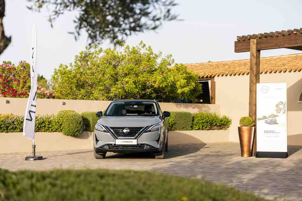 Nissan Qashqai e-POWER fa il giro della Sardegna con un solo pieno, fonte ufficio stampa