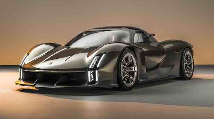 Porsche Mission X, la concept elettrica per festeggiare i 75 anni del marchio, fonte ufficio stampa