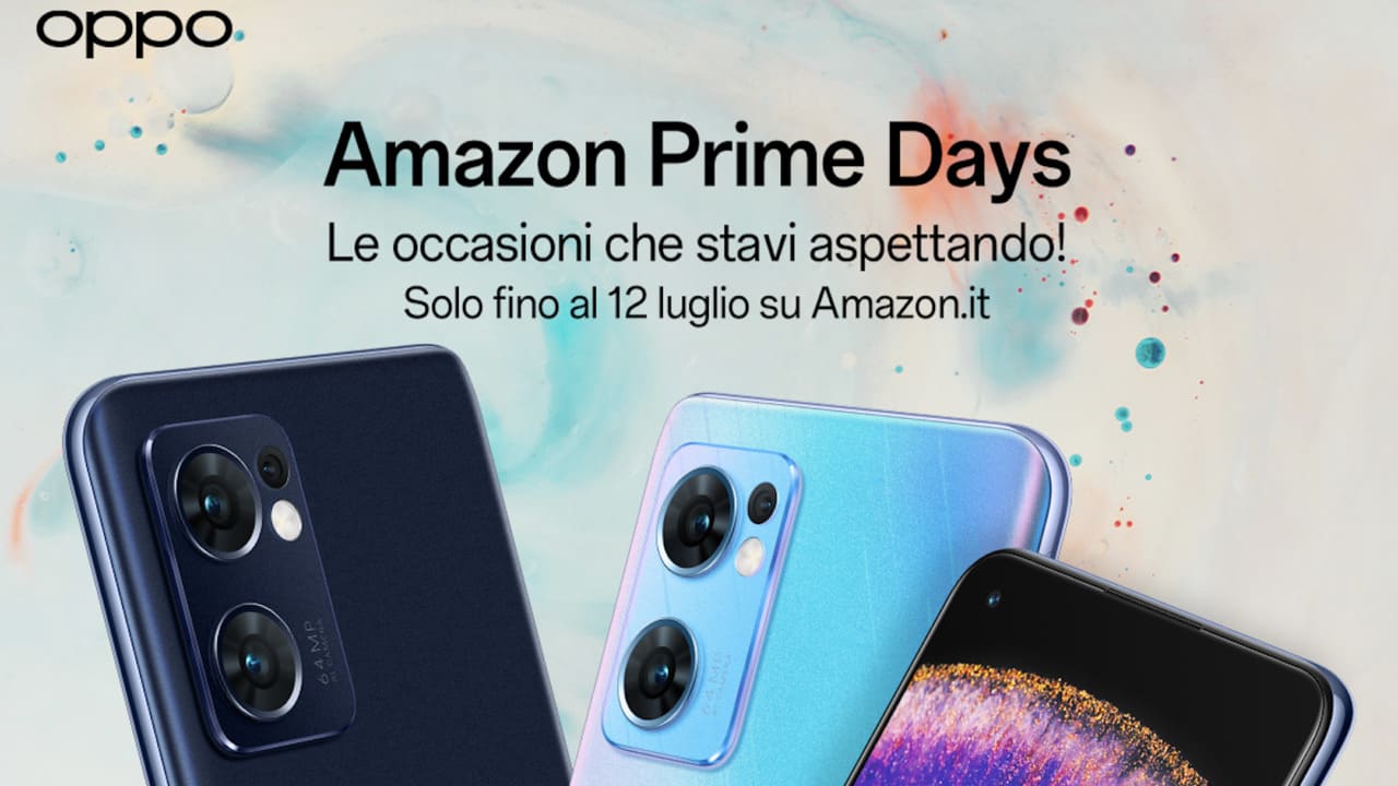 Amazon Prime Day e Oppo Days 2023: sconti esclusivi sui device thumbnail