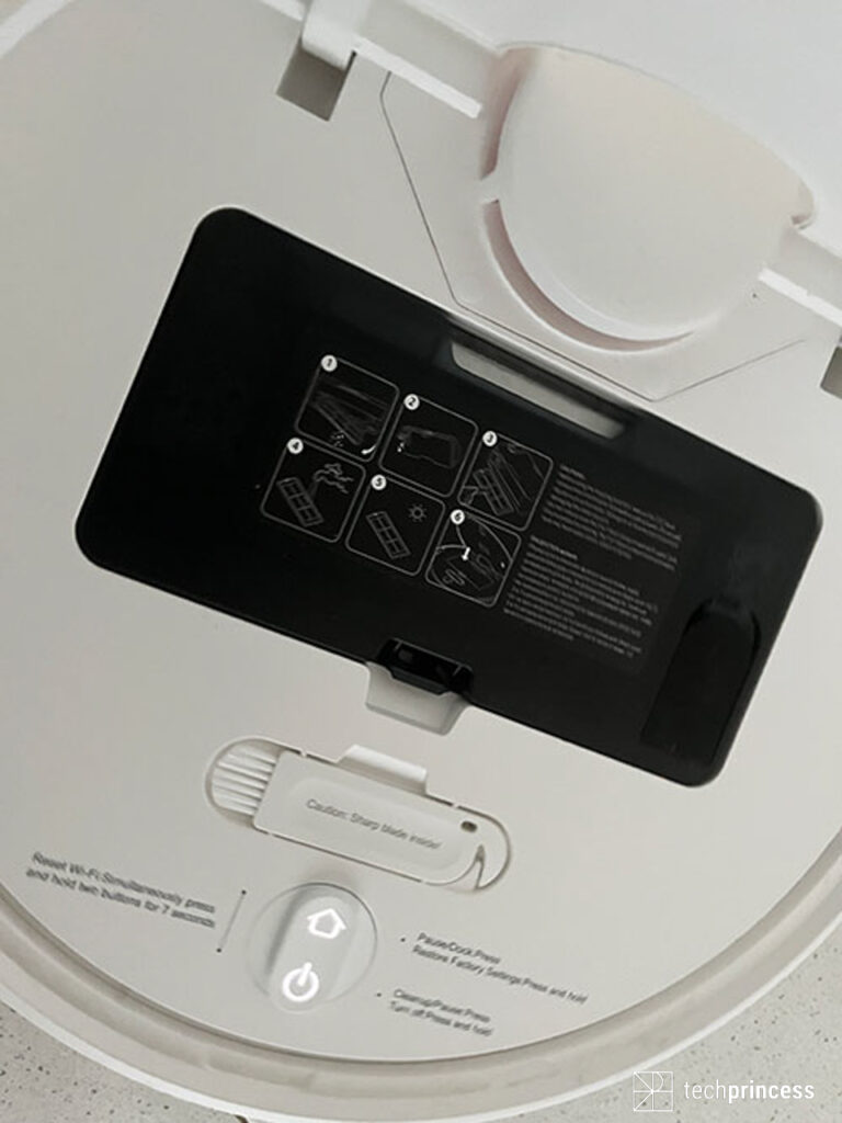 Xiaomi Robot Vacuum S10 recensione serbatoio