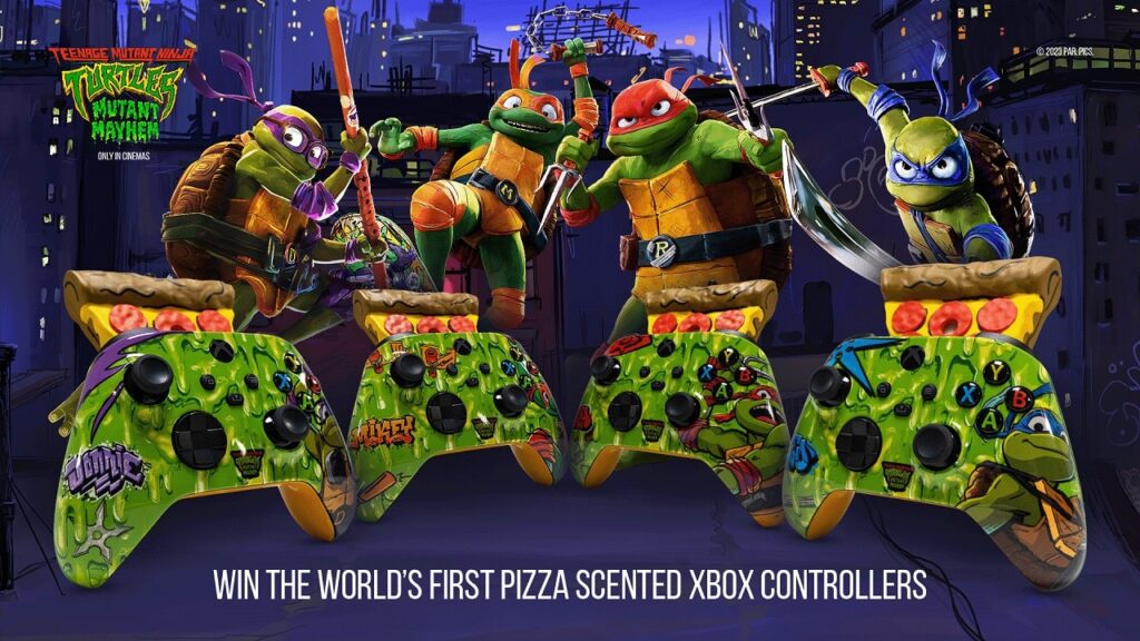 xbox controller tartarughe ninja profumo di pizza min