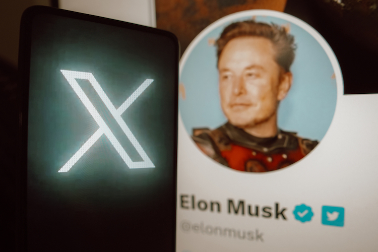 July 23, 2023, Brazil. In this photo illustration, the letter X logo seen displayed on a smartphone. Elon Musk announced that there will be a rebranding of Twitter soon, and speculation points to the implementation of X.“And soon we shall bid adieu to the twitter brand and, gradually, all the birds”, he declared in a publication.