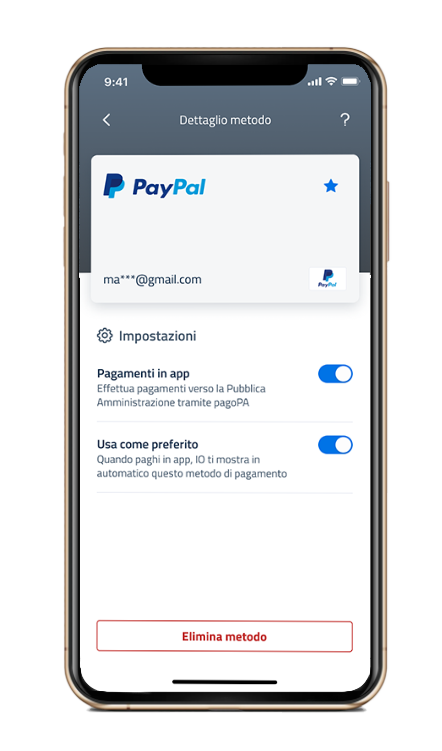 PagoPa con PayPal