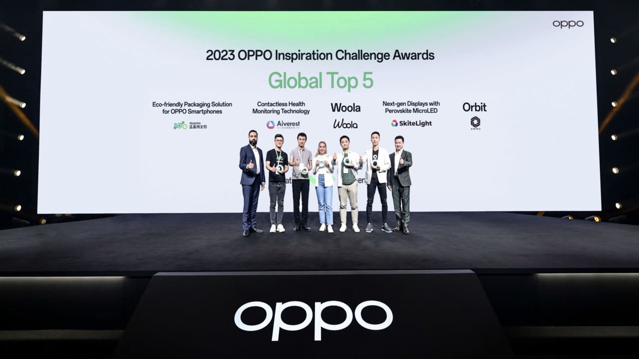 Oppo annuncia i cinque progetti vincitori dell'Inspiration Challenge 2023 thumbnail