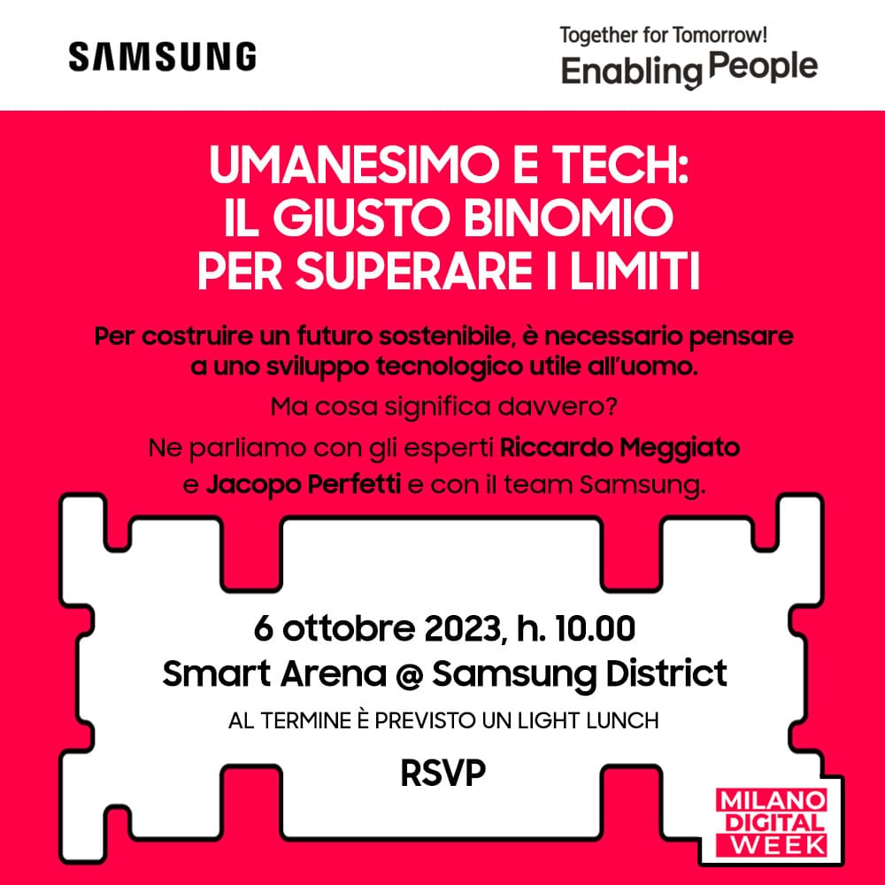 Samsung Milano Digital Week 2023