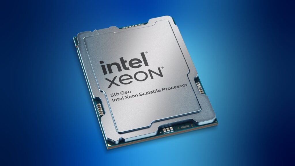 Intel 5thGen Xeon chip ai min