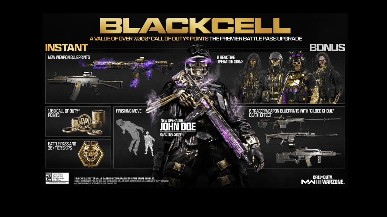 Call of Duty MWIII e Warzone: disponibile Battle Pass e BlackCell per la Season 2 thumbnail