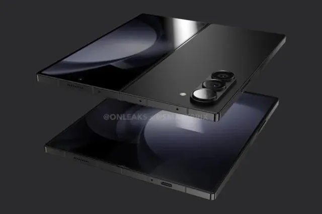 Samsung Galaxy Z Fold 6 render leaks hed min