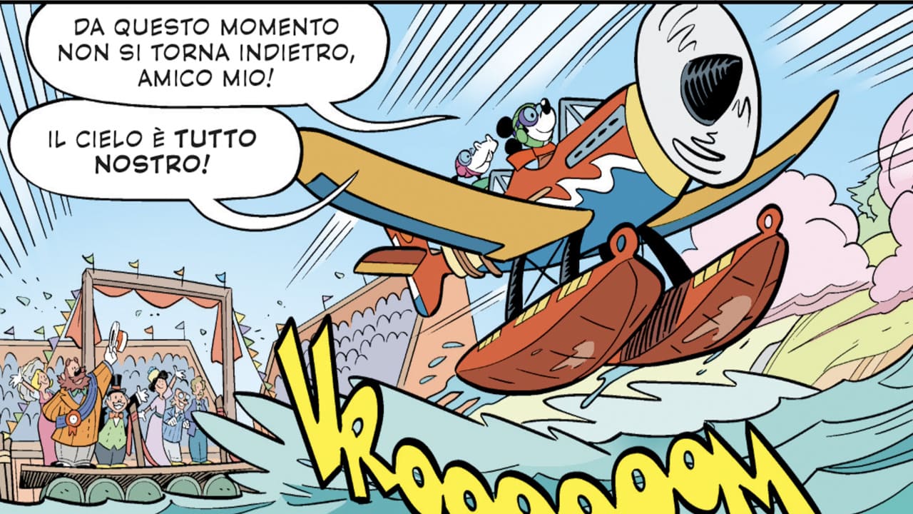 L’idrovolante di Pippo e il biplano di Topolino in regalo con i prossimi numeri del fumetto thumbnail