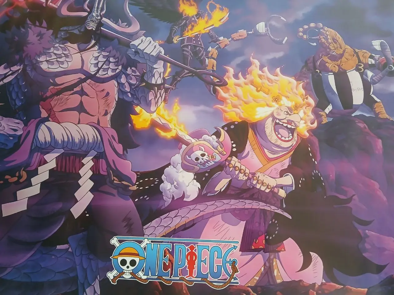 Poster di One Piece, con tutti i villain della saga di Wano