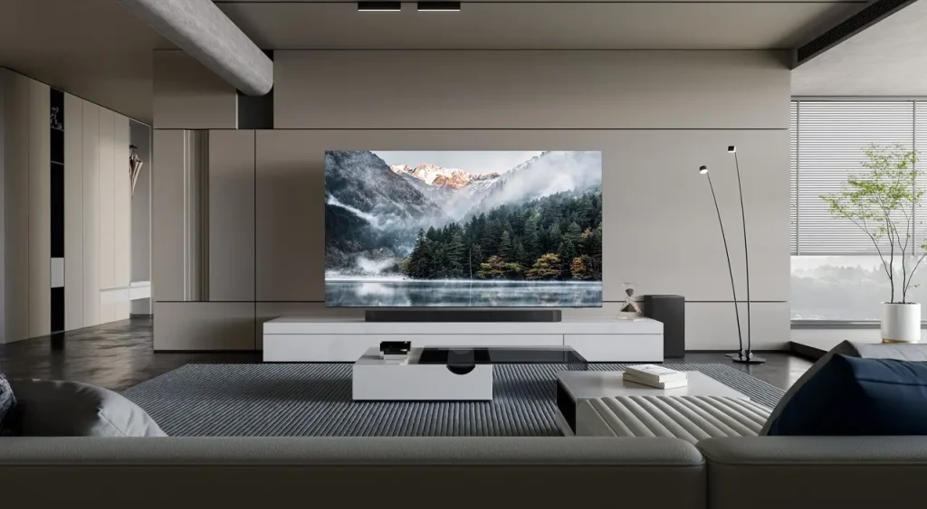 Samsung tv 2024 QLED con soundbar