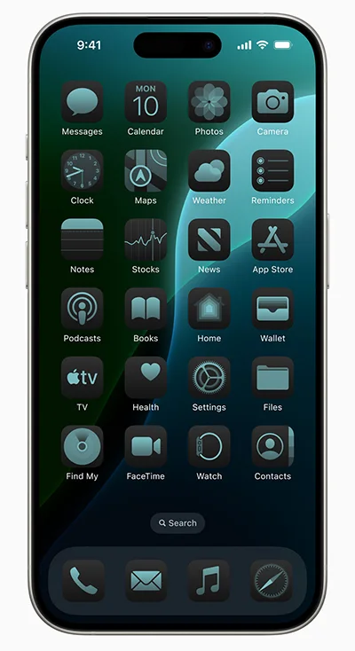 iOS 18 personalizzazione