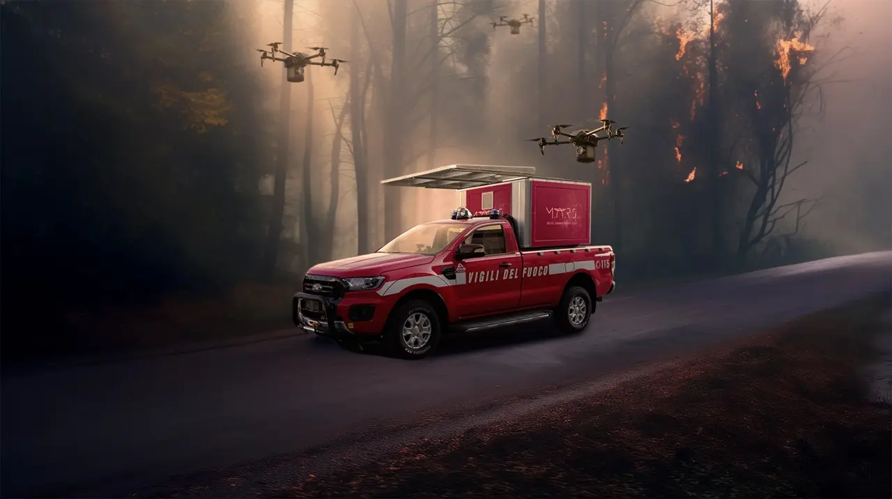 Droni e AI per combattere gli incendi boschivi: la soluzione di Inspire thumbnail
