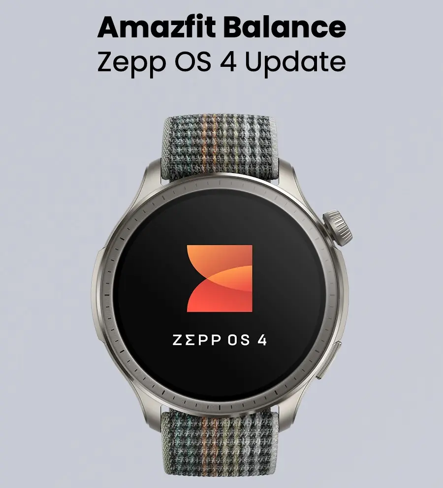 Zepp OS 4 update Amazfit Balance