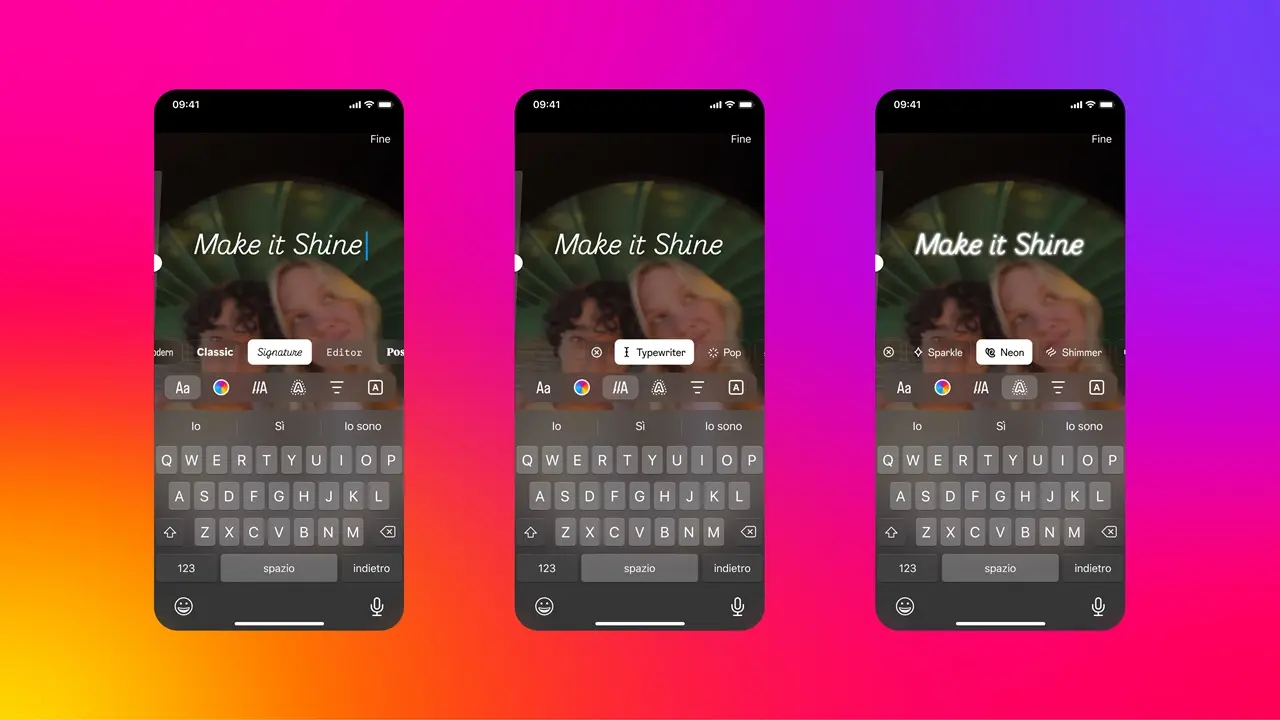 Instagram porta nuovi font e altre novità nelle Storie e nei Reel thumbnail