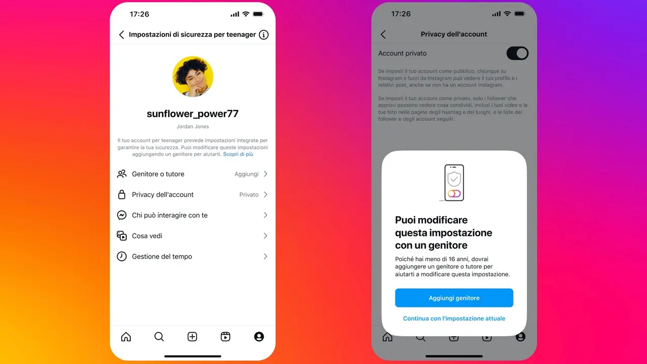 Instagram presenta gli account per teenager, con protezioni per i minori thumbnail