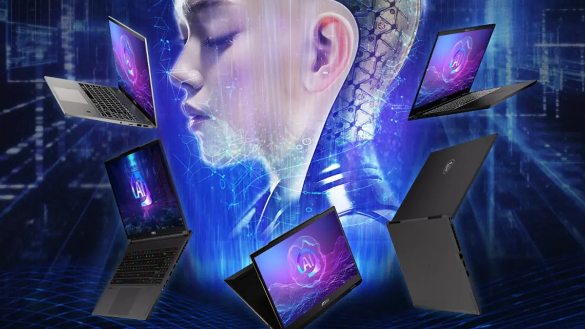 MSI annuncia i suoi nuovi laptop AI+ thumbnail