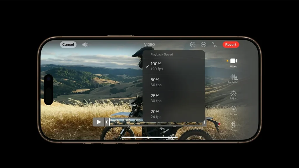 iPhone 16 Pro slow mo