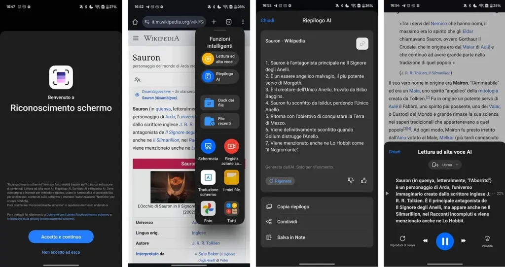 OxygenOS 15 OnePlus riconoscimento schermo immagine