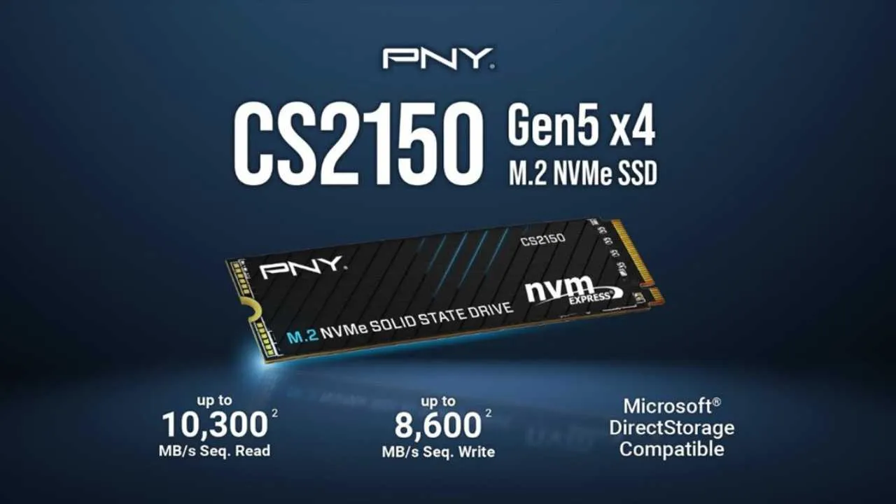 PNY lancia l’SSD CS2150: velocità di nuova generazione per il gaming e il lavoro creativo thumbnail