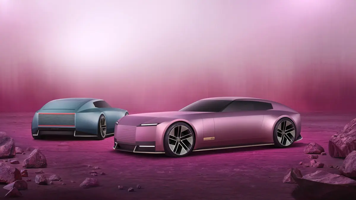 Jaguar annuncia Type 00, la nuova concept car elettrica (anche in rosa) thumbnail