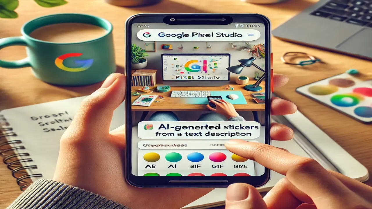 Pixel Studio porta gli adesivi generati dall'AI su smartphone Pixel thumbnail