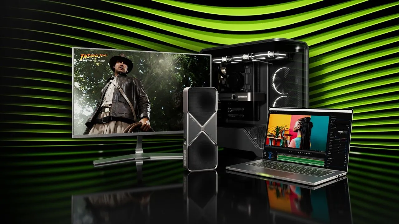 NVIDIA GeForce RTX 50: le schede grafiche del futuro svelate al CES 2025 thumbnail