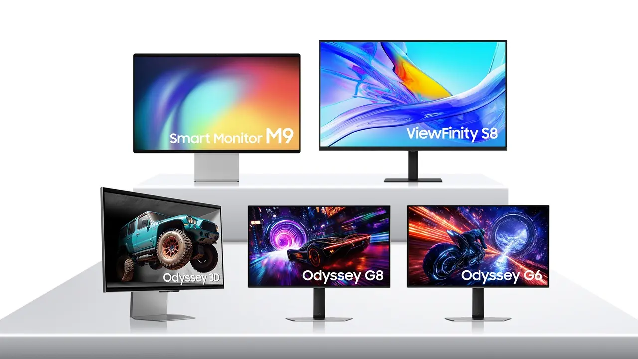 Samsung mette l'AI (e non solo) nei suoi monitor al CES 2025 thumbnail