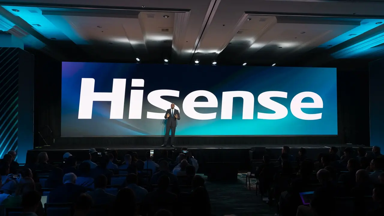 Un gigante a Las Vegas: Hisense lancia un TV da 116 pollici thumbnail