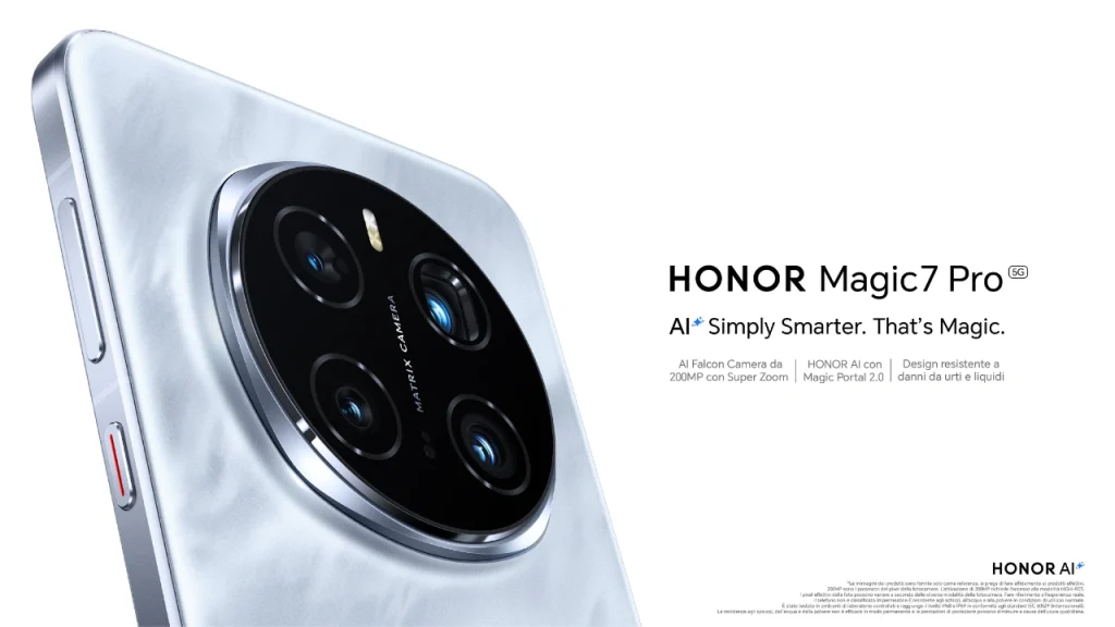 honor magic7 pro ai fotografia batteria prezzo caratteristiche