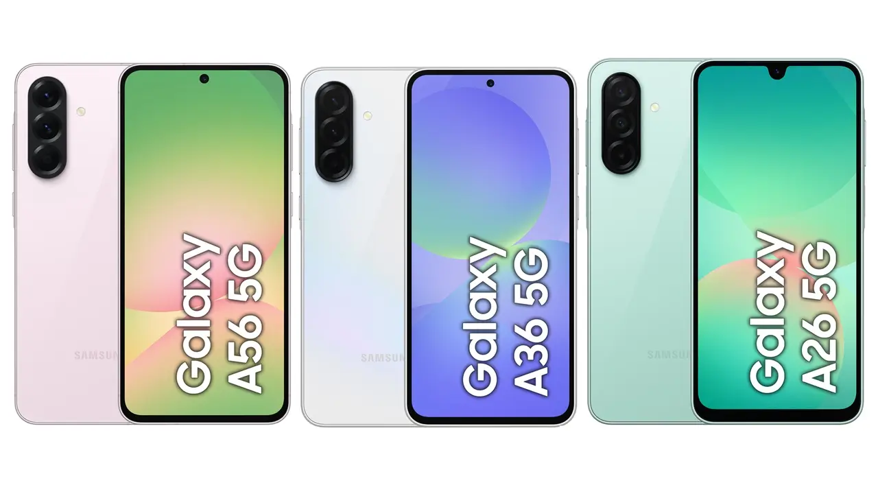 Samsung e l'AI nella fascia media: ecco i nuovi Galaxy A56 5G, A36 5G e A26 5G thumbnail